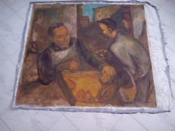 Gyula Bakányi painting 100 x 110 cm