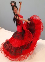 Flamenco táncosnő (baba)