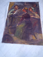 Gyula Bakányi painting 140 x 100 cm
