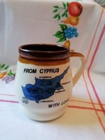 Ciprusi emlék bögre