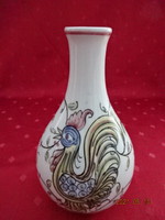 Portugál porcelán váza, kézzel festett, magassága 18 cm. Vanneki!
