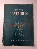 Régi kottafüzet 1956 Újévi táncalbum