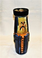 Fórizsné Sárai Erzsébet - Retro arcos kerámia váza 26 cm