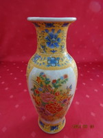 Japán porcelán váza, magassága 20 cm. Vanneki!