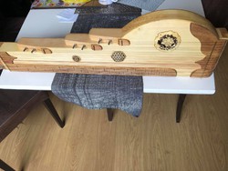 Handmade carved zither! Stringed 19-string! Playable immediately! Body length: 82cm