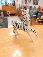 Retro Drasche/ Kőbányai Porcelán zebra figura