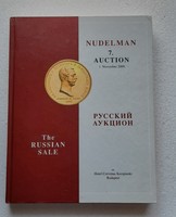 Nudelman orosz tételek numizmatikai aukciós katalógusa.