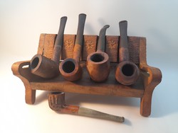 Pipe holder with 5 pipes