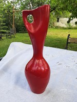Zsolnay ökörvér mázas váza
