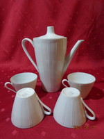 Winterling Bavaria német porcelán, négy személyes, fehér teáskészlet. Vanneki!