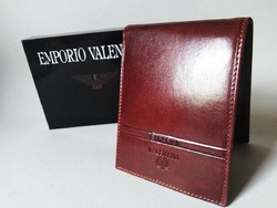 Emporio Valentini gyönyörű bőr férfi pénztárca, dobozában