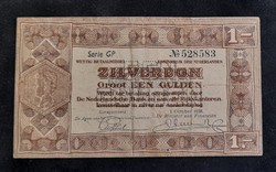 Hollandia 1 Gulden 1938 Vf.