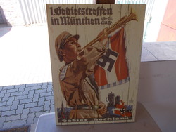 WW2.Plakat Hitlerjugend,kasirozót,50x70cm