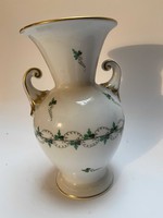 Herendi váza, Petrezselyem mintás, 20 cm