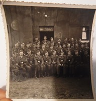 II. világháborús német katonai csoportkép fénykép