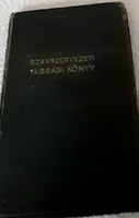 Szakszervezeti Tagsági Könyv 1952
