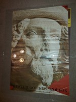 Gótikus szobrok kiállítás plakát, méret jelezve! 55x80 cm
