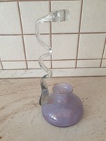 Art deco Muranoi üveg váza  eladó! Különleges, egyedi váza 25 cm