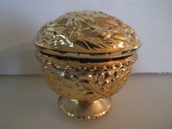 Szelence - glass - avon's first Christmas candle - curio - gold-plated - 8 x 7 cm