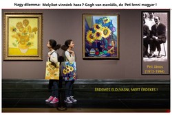 Van Gogh: Napraforgók  után, Peti János csodálatos festménye, otthona leendő dísze!