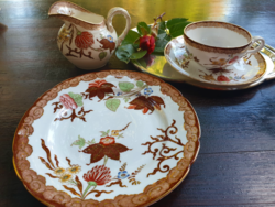 Sarreguemines Minton porcelánfajansz teás reggeliző szett - 1890 Utzschneider