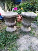 Antik régi kő váza pár