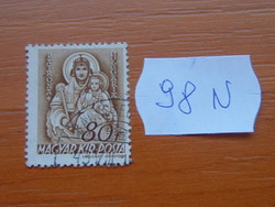 MAGYAR KIR.POSTA 80 FILLÉR 1941 A magyarországi egyház BÁCSAZENT.......... 98N
