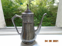 Extreme Rare Empire Argentor Embossed Palm Leaf Patterned Coffee Pouring 