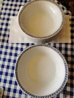 Új! Alföldi porcelán mintás szélű gulyás,kocsonyás, leveses tányér
