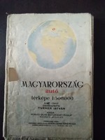 Magyarország autó térképe Szerkesztette:Turner István
