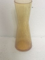 Retro midcentury carved ivy vase 16cm