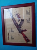 Ak 47 assembly instructions framed in Russian