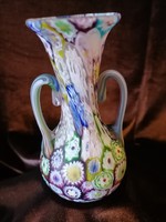 Muránói Millenfiori jellegű váza