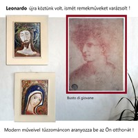 Egy Leonardo + Krisztus és Szűz Mária, tűzzománc varázslatok igényeseknek!