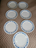 Kék magyaros desszertes tányérok