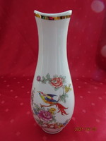 Hollóházi porcelán, madaras váza, magassága 24,5 cm. Vanneki!