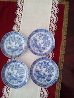 China blau   mintás kék fehér porcelán   teás csésze alj 14 cm