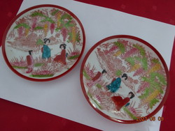 Japán porcelán teáscsésze alátét, átmérője 14 cm. Vanneki!