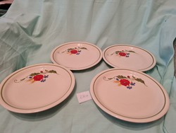 Ddr small plate with flower pattern 4 pieces 19.5 cm