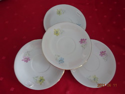 Winterling Bavaria német porcelán teáscsésze alátét színes virágokkal. Vanneki!