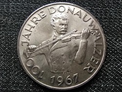 Ausztria A Kék Duna-keringő 100. évfordulója .900 ezüst szép 50 Schilling 1967 (id23134)