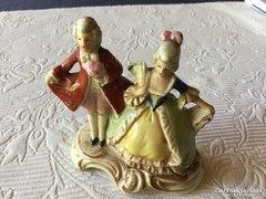 Altwin miniature porcelain baroque pair 9 cm
