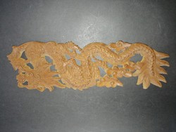 Carved wooden Chinese dragon - ep