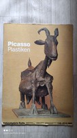 Picasso plastiken1983 poster glued on cardboard decoration