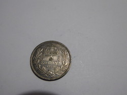 Ferenc József 1 korona ezüst pénzérme, 1915