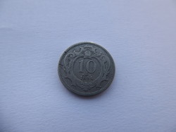 10 Heller 1894  - nikkel pénzérme