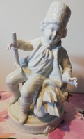 Nagyméretű, Unterweisbach porcelán szobor