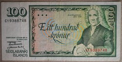 Izland 100 Krónur 1961 F