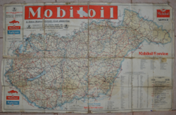 Mobiloil Service ( autóklub út jelentési ) térkép 1939-es