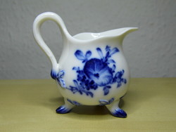 Meisseni porcelán virág mintás kis tejes kancsó kiöntő 19. századi hibátlan állapotban!